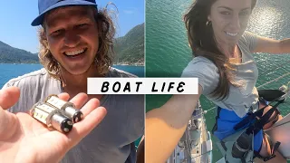 SAILBOAT MAINTENANCE – Climbing the Mast! Ep-47