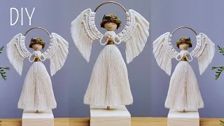 👼DIY ANGEL de MACRAME (paso a paso) | DIY Macrame Angel Step by Step  Tutorial