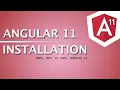 Angular 11 Tutorial - Installation Angular 11 Tutorial For Beginners