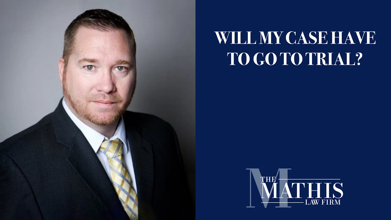 Will my case have to go to trial?