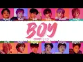 TREASURE - ‘BOY’ Lyrics [Color Coded_Han_Rom_Eng]