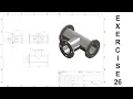 SOLIDWORKS Beginners Tutorial Exercise - 26 with narration