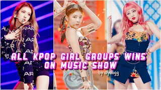 all kpop groups with most wins on music shows girl groups ver august 2020 