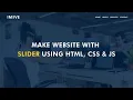 How To Make Website Header Slider In HTML And CSS Zoom Effect Image Slider HTML CSS JS