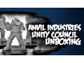 Unboxing Unity Council Miniatures - Anvil Industries 28mm Heroic