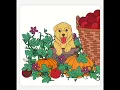Dog drawing colouring