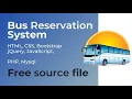 Online Bus Ticket Reservation System with Source Code
