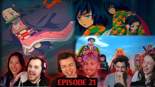 Download Giyu Stops Shinobu! Run Nezuko Run Demon Slayer Season 1 Episode 21 Reaction Mashup MP3