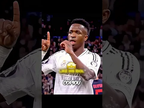 O VINI JR COPIA TUDO QUE CRISTIANO FAZ…🥹❤️