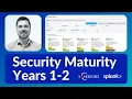 Exploring Splunk Security Maturity Mapping Stages Insights in Years 1-2 of SecOps
