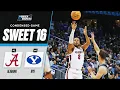 Alabama vs. BYU - Sweet 16 NCAA tournament extended highlights
