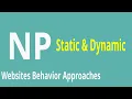 What is a static or dynamic website
