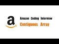 Amazon Coding Interview Question Leetcode 525 Contiguous Array