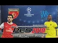 Arsenal vs Olympique Marseille | UEFA Champions League 2010 | Group C | PES 2010