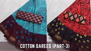 cotton sarees part 3 saree tour
