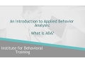 PREVIEW An Introduction to Applied Behavior Analysis What is ABA
