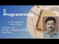 90 Program for strcpy function C Programming