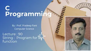90 Program for strcpy function C Programming