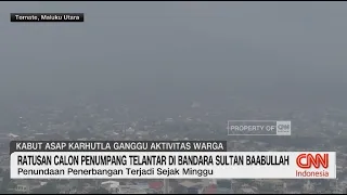 Ratusan Calon Penumpang Telantar di Bandara Sultan Baabullah