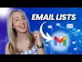 Gmail Tips How to Create an Email List in Gmail