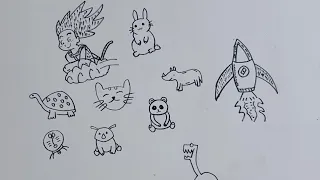 Live Doodle Art With Street Dog Pluto 