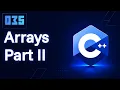 C Multi-Dimensional Arrays