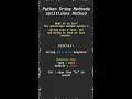 splitlines Method - Python String Methods