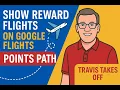 Booking flights using points with Google Flights