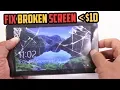 How to FIX a broken cracked tablet screen - CHEAP