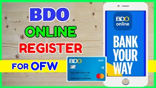 BDO Register for OFW BDO Kabayan Sign Up Online BDO Online and BDO App Registration