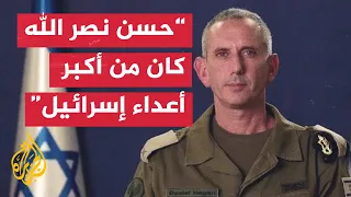 المتحدث باسم الجيش الإسرائيلي نواصل استهداف مواقع وقادة حزب الله في لبنان 