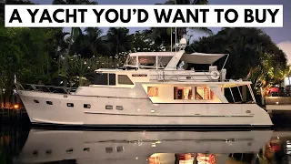 Ready to Cruise!!! 🛳️ $749,000 Grand Alaskan 60 Liveaboard Fast Trawler Yacht Tour