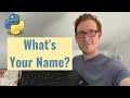Python Hackerrank Solutions What s Your Name Easy Problem