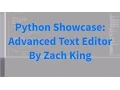 Python Advanced Text Editor Showcase