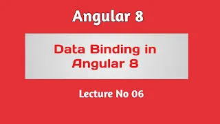 Angular 8 Tutorial - Part 06