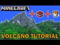 Volcano Tutorial For Minecraft EASY And FAST