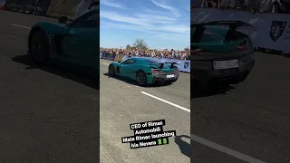 Mate Rimac Launching His 1914 HP Rimac Nevera 