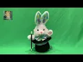 DanDee Sing Shake Easter Bunny in Magician s Hat - Here Comes Peter Cottontail