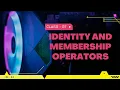 Membership and Identity Operators In Python Programming Class-07 By Visualpath