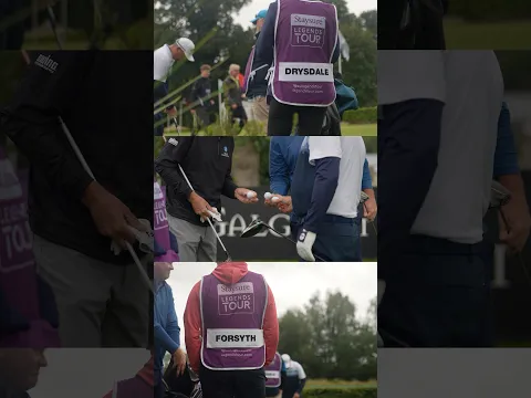 The leaders are off ⛳️😎 #StaysureLegendsTour #NILegends