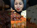 Ashifa Asmr Eating Spicy Whole Chicken Curry Spicy Biryani Egg Masala Naan \u0026 Rice Extra Grevy 🥵🔥