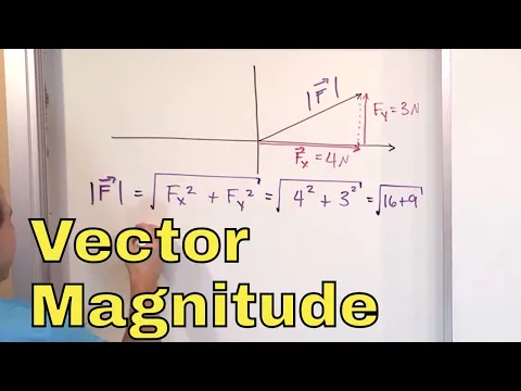 Download MP3 01 - Calculating Magnitude of a Vector \u0026 Direction, Part 1 (Vector Magnitude \u0026 Angle)