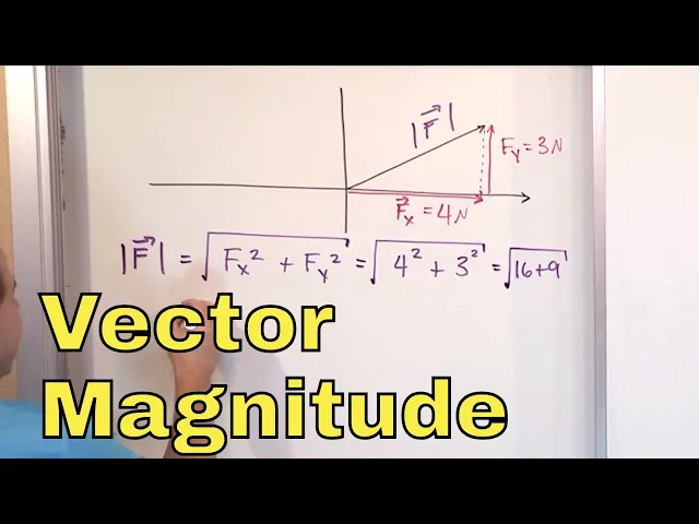 Download MP3 01 - Calculating Magnitude of a Vector & Direction, Part 1 (Vector Magnitude & Angle)