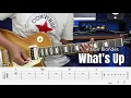 What's Up - 4 Non Blondes - Guitar Instrumental Cover + Tab