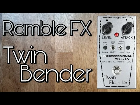 Ramble FX Twin Bender Fuzz | Delicious Audio