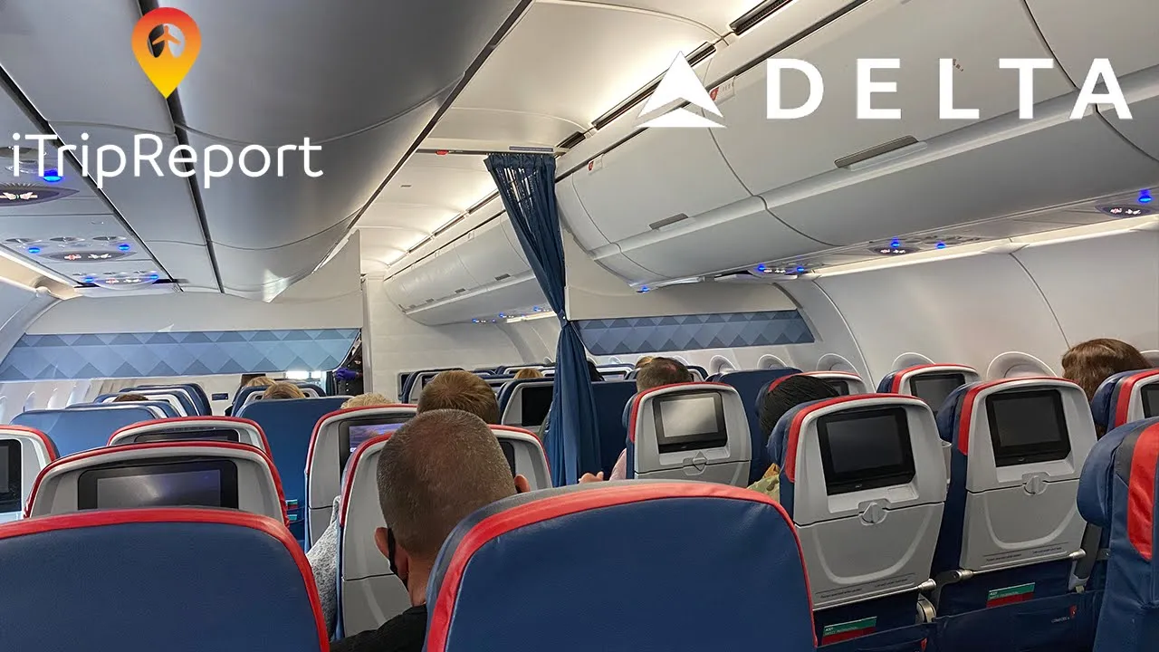 Delta Airlines FANTASTIC Economy Class Review