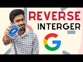 Google Question LeetCode 7 Reverse Integer Tamil code io