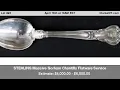 STERLING Massive Gorham Chantilly Flatware Service