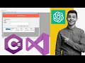 1 How to use AI ChatGPT to Create Complete C Desktop Application