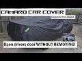 Chevy Camaro Car Cover 5th 6th Generation Zippered driver door
